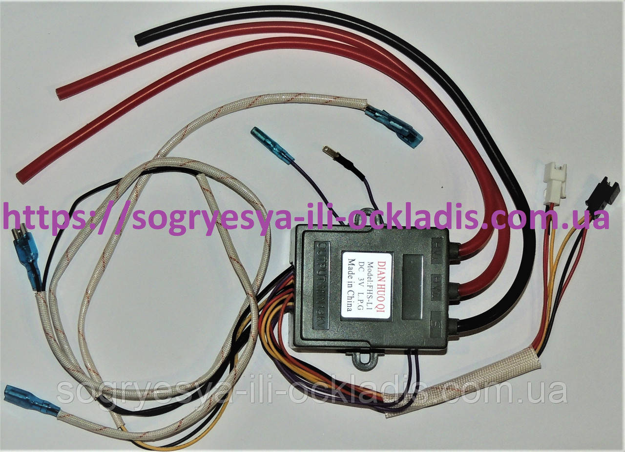 Блок керування 3 Вольта (без ф.у, Китай) колонок газових Bosch W10-KB, арт. 8716459358 B, к.з. 0360/1, фото 1