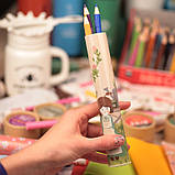 Жерстяний пенал для ручок та олівців із картинкою, фото 2