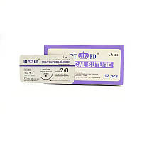 ПГА RT-med USP 2/0 (EP 3) з кол. голкою 36мм 1/2 кола