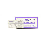 ПГА RT-med USP 3/0 (EP 2) з кол. голкою 26мм 1/2 кола