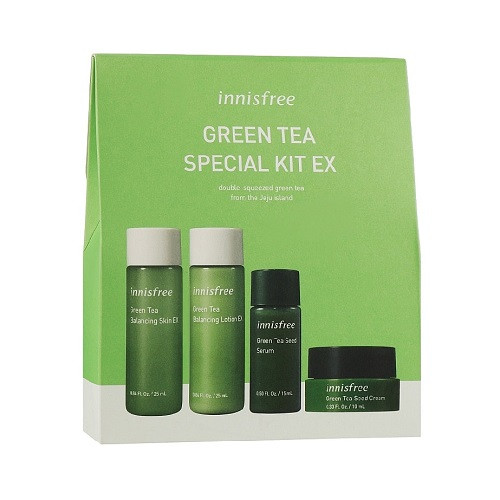 Innisfree Green Tea Special Kit Набір мініатюр з зеленим чаєм