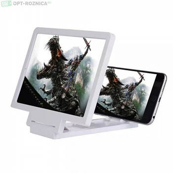 [ОПТ] Оригінальний білий 3D-збільшувач екрана для телефона, планшета, збільшувач екрана 3Д підставка