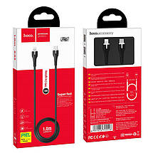 USB кабель Hoco X45 Surplus Type-C to Lightning (1m) черный, фото 5