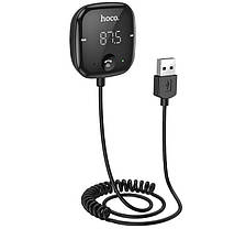 Аудиоадаптер автомобільний HOCO E65 Bluetooth, чорний, фото 4