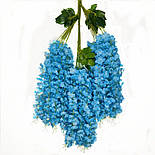 Гілка гліцинія звисаюча. Блакитна 110 см (за 12 шт.), фото 2