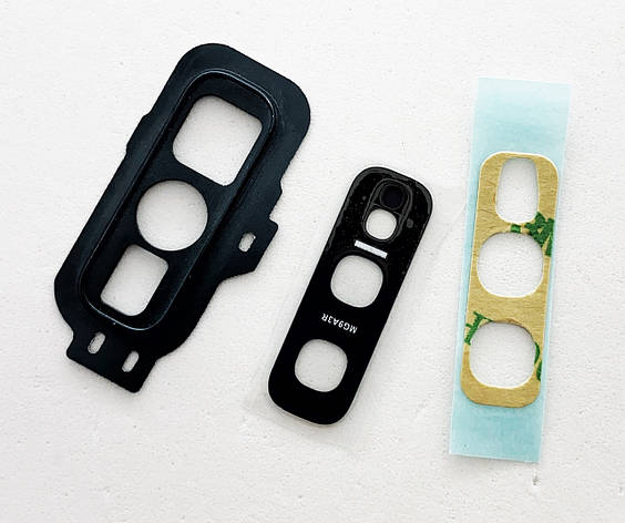 Скло камери Samsung G970 Galaxy S10e, з рамкою чорного кольору, Prism Black, фото 1