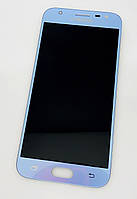Дисплей (экран) для Samsung J330F Galaxy J3 (2017) + тачскрин, цвет голубой, оригинал