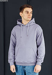 Чоловіча толстовка худі з капюшоном оверсайз Staff purple basic oversize фіолетовий AUN0013