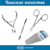 Набір інструментів для манікюру та педикюру KDS