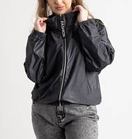 Куртка жіноча коротка, демісезонна металік, розмір 46-52