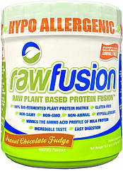 Рослинний протеїн SAN Rawfusion 460 грам peanut chocolate fudge