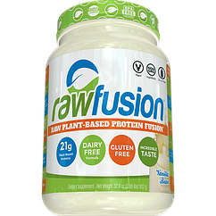 Рослинний протеїн SAN Rawfusion 930 грамів vanilla bean