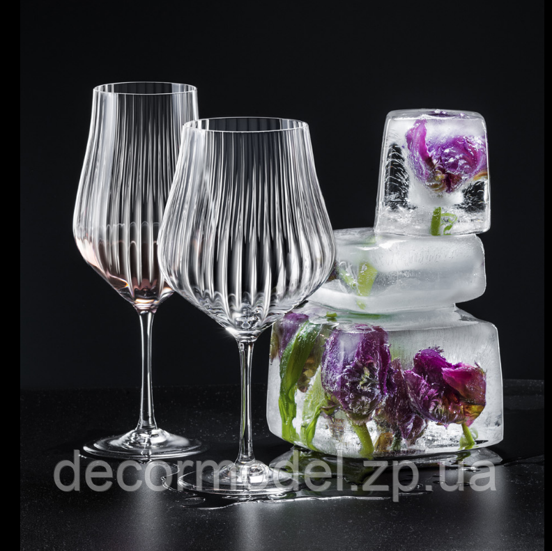 Набор бокалов для вина Bohemia Tulipa optic 550 мл графит 40894/36 - фото 8 - id-p1571155800