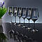 Набір келихів для вина Bohemia Crystalex Tulipa optic 550 мл графіт 40894/36, фото 5