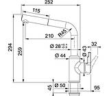 Змішувач для кухонної мийки Franke Urban 115.0595.091, фото 2