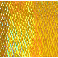 Самоклейка декоративна голограмма Hongda Дождик золотистый 0,45 х 15м (1001)