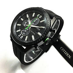 Японський чоловічий годинник Citizen Eco-Drive CA0665-00E, з хронографом на сонячній батареї, світні стрілки