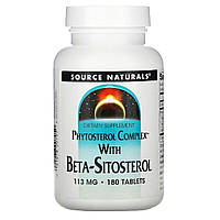 Бета-Ситостерол 113мг, Source Naturals, 180 таблеток