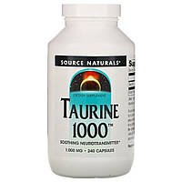 Таурин 1000 мг, Source Naturals, 240 капсул