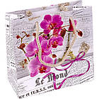 Пакет подарунковий чашка Орхідеї 16х16х7 см арт.2018, фото 2