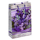 Пакет подарунковий Квітковий мікс 27х16х7см арт.3012, фото 4