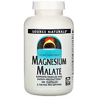 Магній + Яблучна Кислота 3750 мг, Source Naturals, 100 капсул