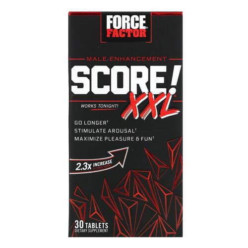 Добавка сексуальної активності і підтримки тестостерону, Force Factor Score XXL 30 таб, фото 1