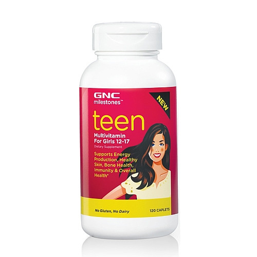 GNC Teen Multivitamin For Girls 12-17 120 caplets