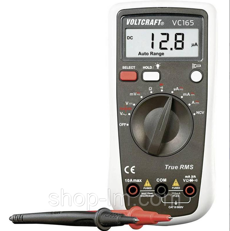 Мультиметр цифровий Voltcraft VC165 CAT III, 600 В