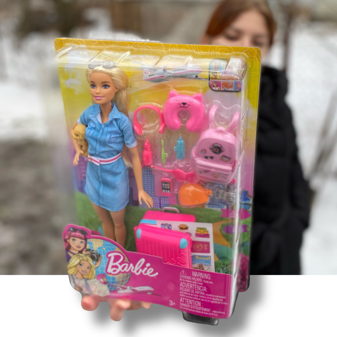 Купить Барби Путешественница Barbie Travel Doll Оригинал (FWV25), цена ...
