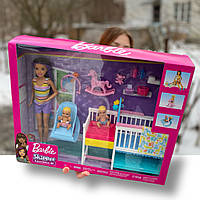 Игровой набор Бабри Скиппер няня Детская комната Barbie Nursery (GFL38)