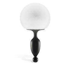 Анальна смарт-пробка Magic Moption Bunny зі зйомним пухнастим хвостиком, управління смартфоном, фото 2