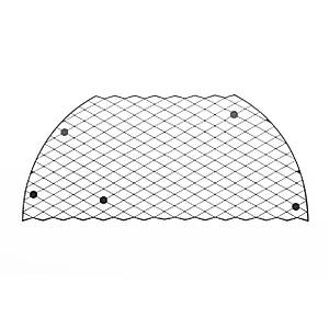 Маска на обличчя Bijoux Indiscrets - Louise Mask, вінілова, клейове кріплення, без зав'язок