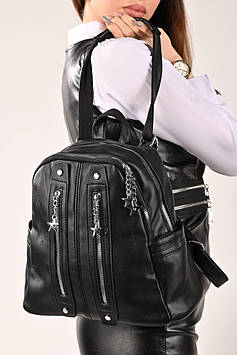 Женский черный рюкзак код 7-012