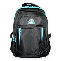 Городской рюкзак Enrico Benetti SEVILLA Black-Sky Blue с отдел. для ноутбука 15.6" 34л (Eb62027 914)