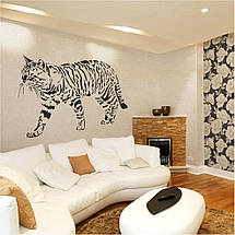 Трафарет для фарбування, Кішка, одноразовий з самоклеючої плівки 65 х 110 см, фото 5