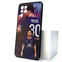 Чехол для Samsung Galaxy M22 с принтом с футболистом чехол на телефон самсунг м22 черный Messi