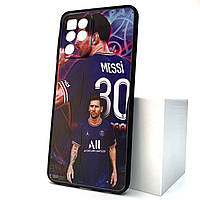 Чехол для Samsung Galaxy M32 с принтом с футболистом чехол на телефон самсунг м32 черный Messi