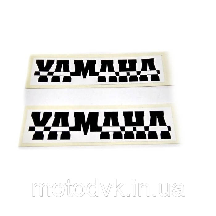 Наклейки на скутер YAMAHA малий, шахм, чорна