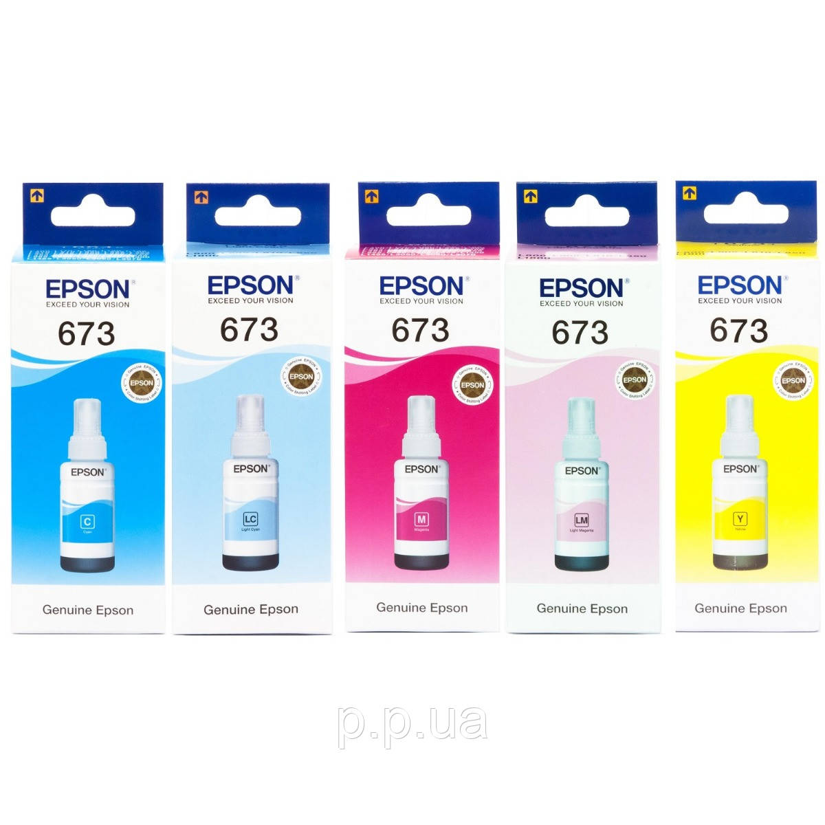 Чернила для Epson L800 Epson 673 SET673C/M/Y/LC/LM — Купить Недорого на ...