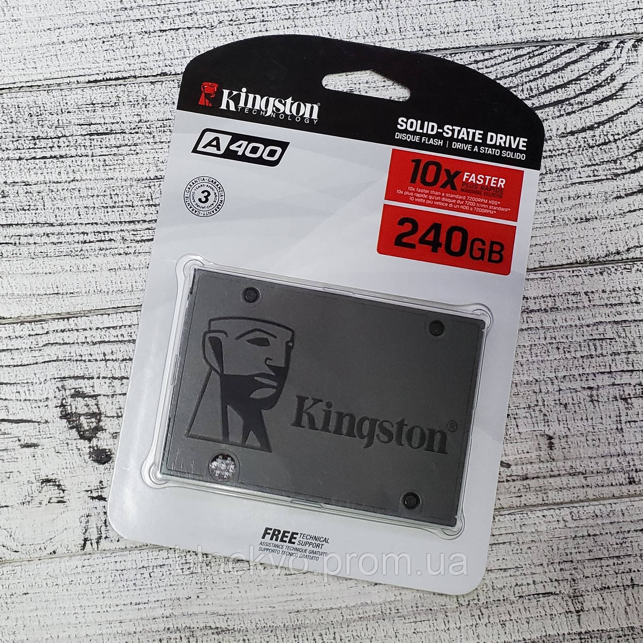 SSD накопитель Kingston A400 240GB 2.5" SATAIII 3D TLC (SA400S37/240G) - фото 1 - id-p1571377832