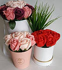 Декоративне мило Квіти Ручної Роботи Троянди на Підставці, фото 2