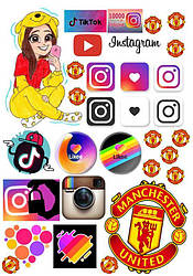 Вафельна картинка "Инстаграмм" - 24