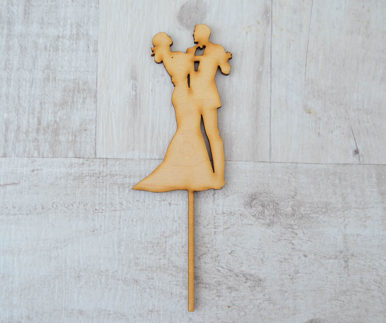 Фігура з фанери 0,4 "Фігура для торта" Закохані ", 10 * 19 см