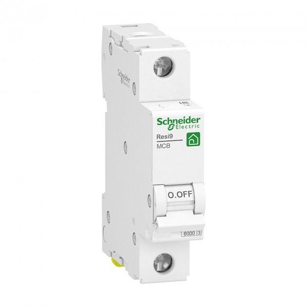 Автоматичний вимикач RESI9 Schneider Electric 16 A, 1P, крива C, 6 кА