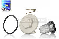 Honda CG125/150 Пробка зливу оливи (матова) + фільтр масляний фірма Lipal-Японський бренд