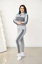 Демісезонний прогулянковий костюм з трикотажу "Wonderlend"| Батал, фото 4