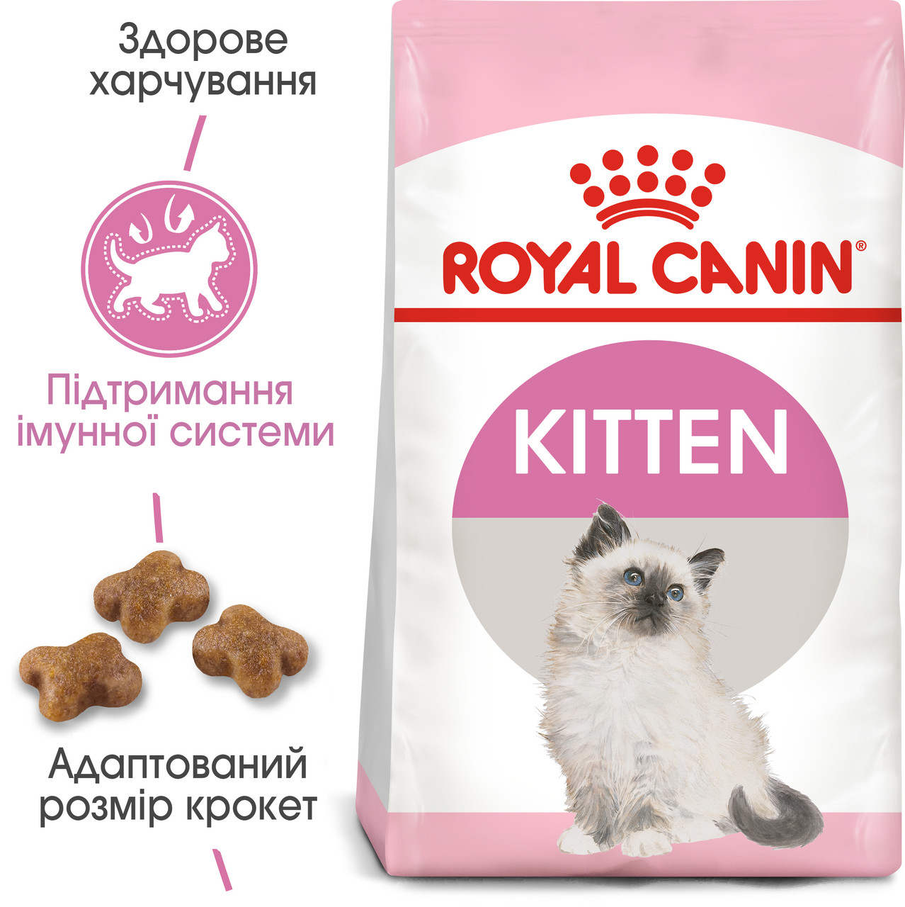 Сухий корм Royal Canin Kitten для кошенят, 2КГ