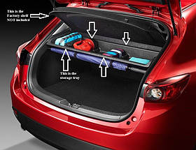 Mazda 3 2014-2018 Полку в багажник багажне відділення для багажу Нова Оригінал