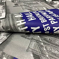 Бязь Gold бавовняна "Журнал NewYorkTimes" 220см, фото 4